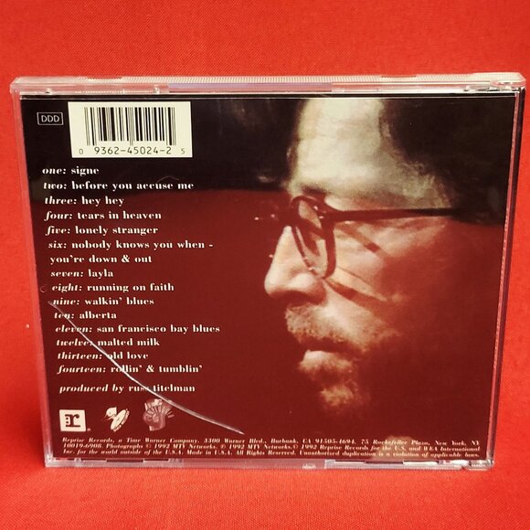 Eric Clapton Unplugged CD 1992 - Picture 2 of 8